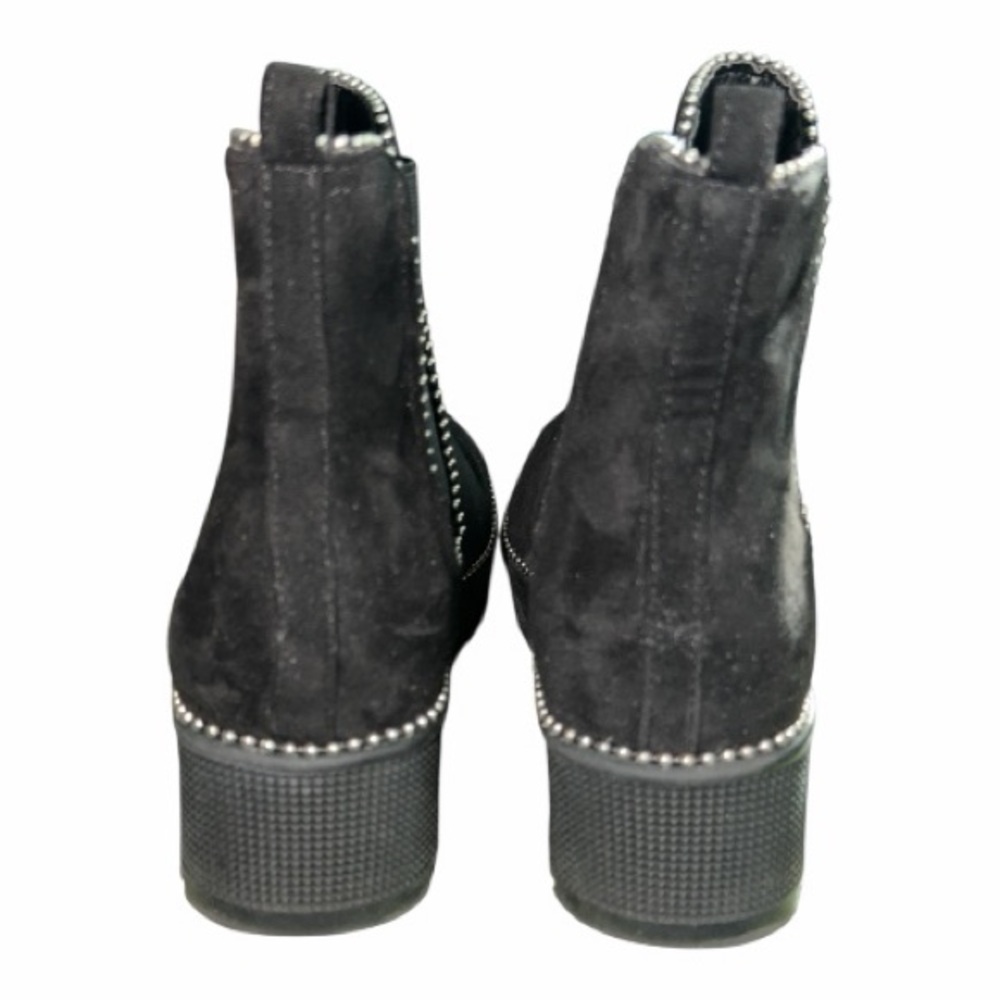 Cape Robbin Black Ankle Booties with Silver Accents Size 10 - Picture 4 of 7